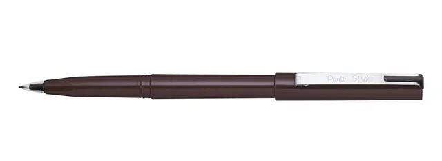 pentel-jm20-tradio-feutre-plume-encre-noire-lot-de-12 image 1