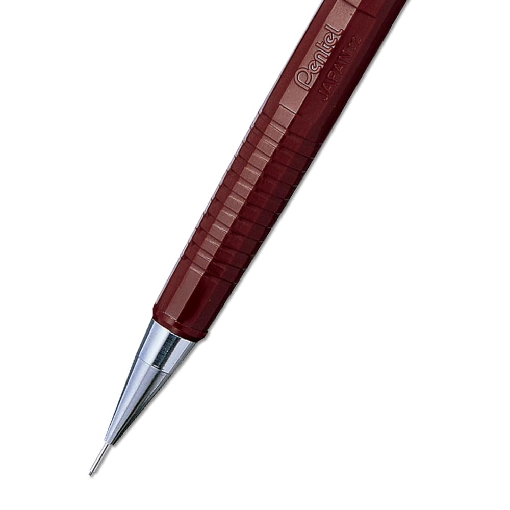 pentel-p203-porte-mines-0-3-mm-canon-fixe-4-mm-corps-marron-lot-de-12 image 4