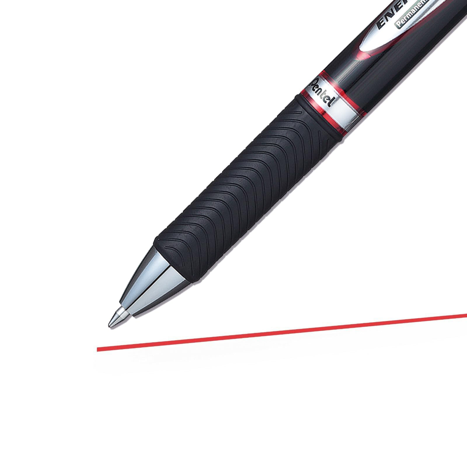 pentel-energel-bl77-x-m-lot-de-12-rollers-gel-r-tractables-0-7-mm-rouge image 7