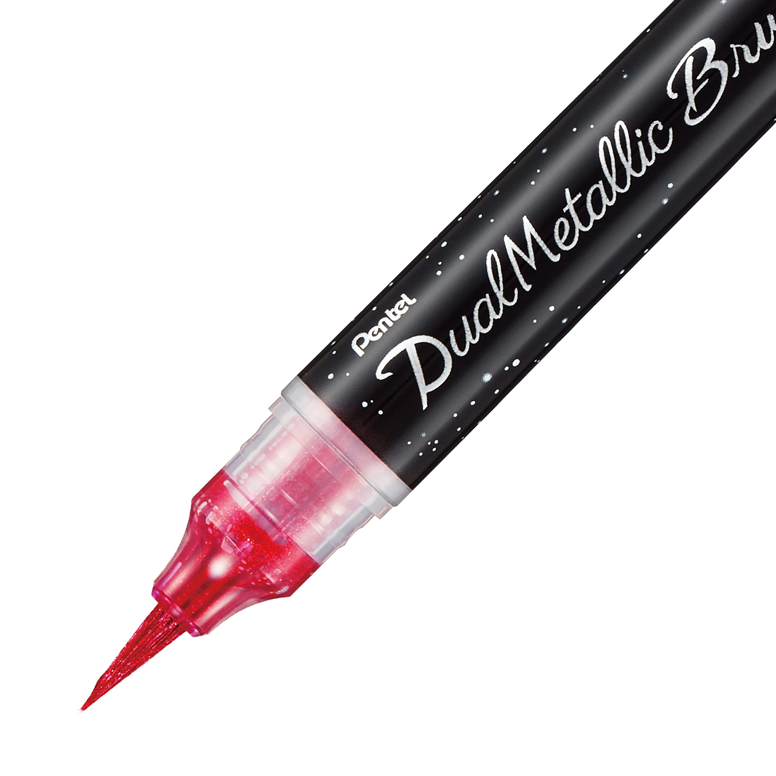 pentel-arts-dual-metallic-brush-xgfh-feutre-pinceau-gel-rose-rose-m-tallique image 3