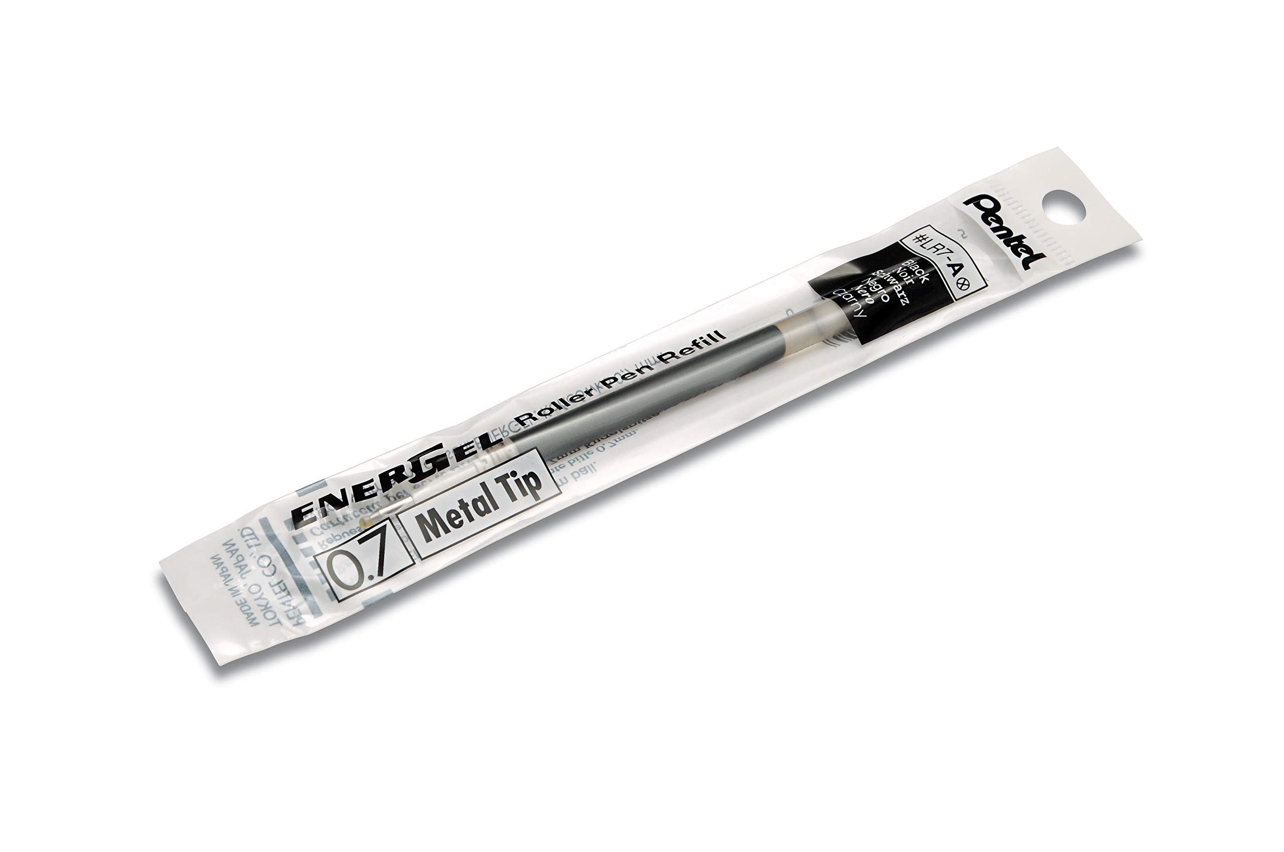 pentel-energel-lr7-recharges-roller-gel-0-7-mm-noir-x4 image 2