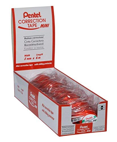 pentel-correction-tape-mini-ztn25bw-ruban-correcteur-pack-de-3 image 5