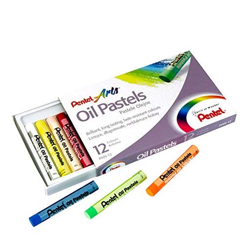 pentel-arts-phn4-12-pastels-l-huile-12-couleurs-assorties image 4