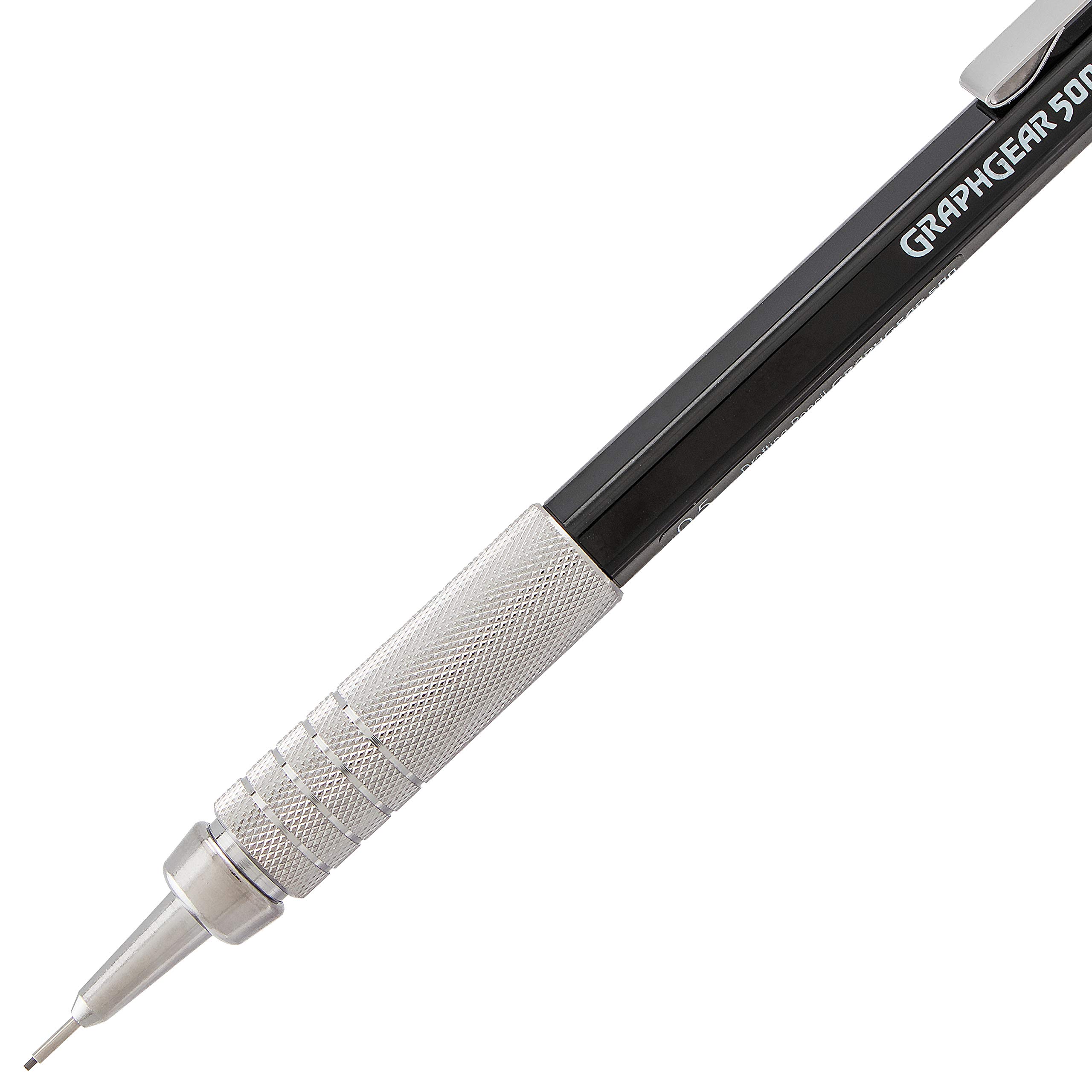 pentel-graphgear-500-pg525-porte-mine-0-5-mm-noir-lot-de-4 image 4