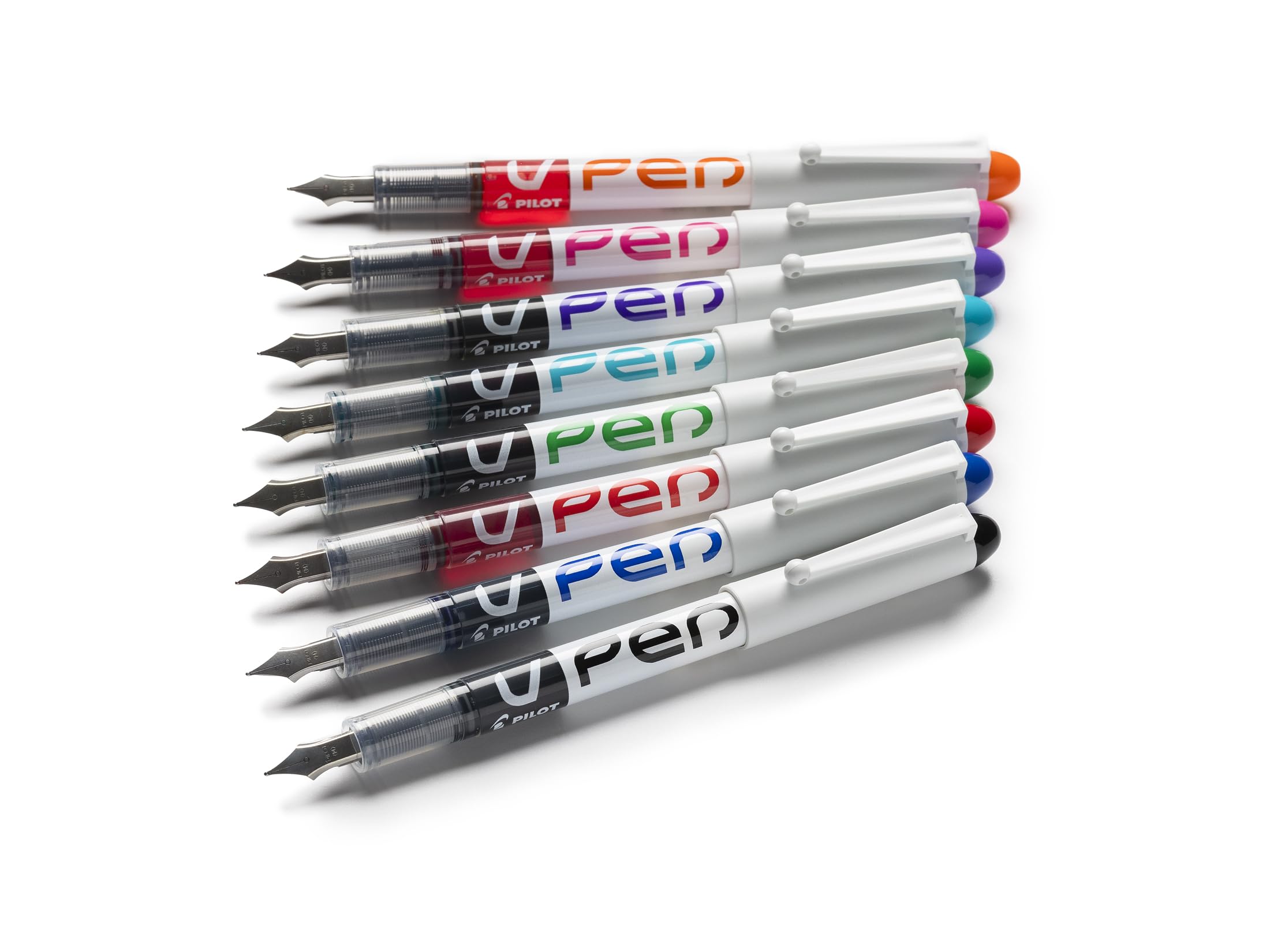 pilot-v-pen-effa-able-6-stylos-plume-bleu-plume-moyenne image 4