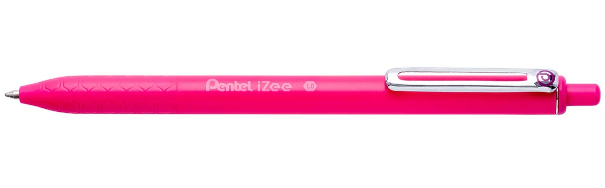 pentel-izee-bx470-pochette-de-4-stylos-bille-r-tractables-1-0-mm-bleu-vert-orang image 7