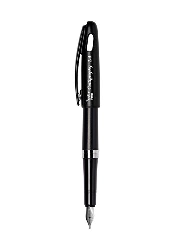 pentel-tradio-calligraphy-stylo-plume-calligraphie-1-4-mm-noir image 8