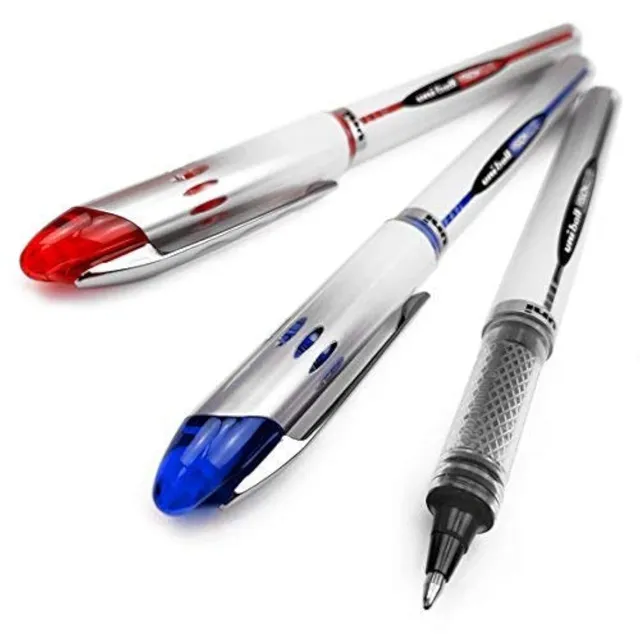 uni-ball-vision-elite-ub-200-stylo-roller-encre-liquide-0-8-mm-bo-te-de-3 image 1