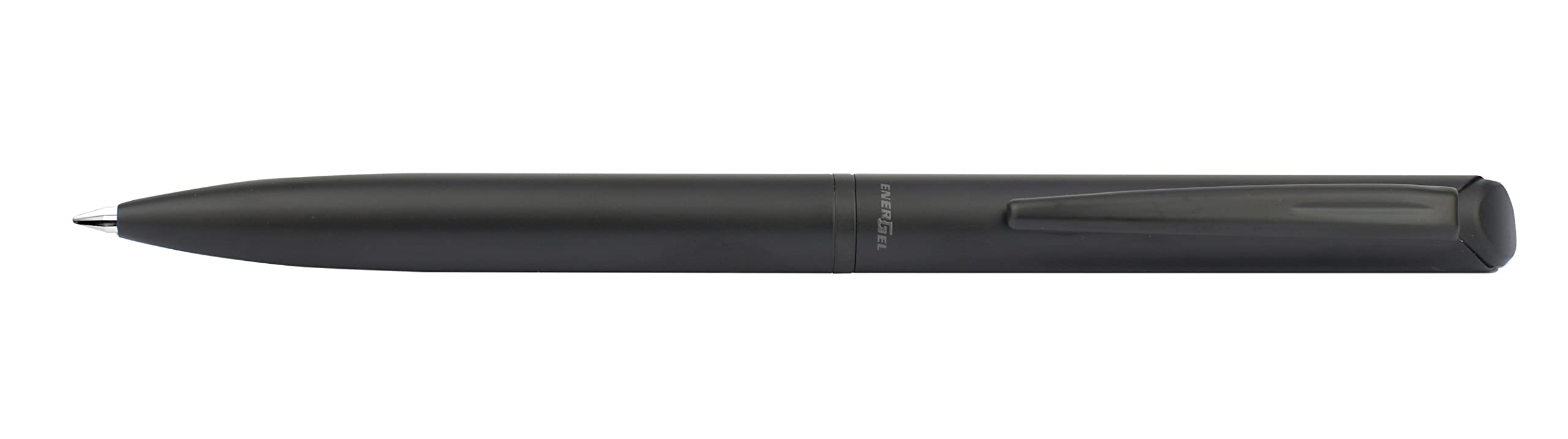 pentel-energel-bl2507-roller-gel-r-tractable-0-7-mm-corps-m-tal-noir-mat-en-coff image 1
