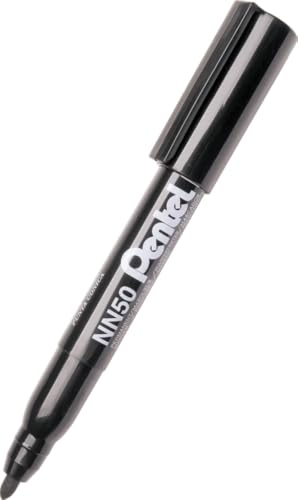 pentel-nn50-a-marqueur-permanent-pointe-conique-moyenne-noir-lot-de-12 image 7