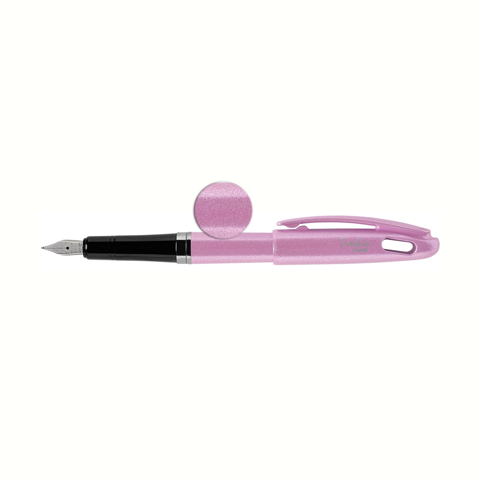 pentel-tradio-iridescence-stylo-plume-violet-lot-de-12 image 3