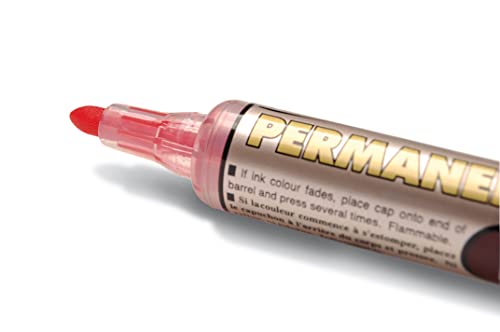 pentel-maxiflo-nlf50-marqueur-permanent-pointe-conique-1-1-mm-rouge image 6