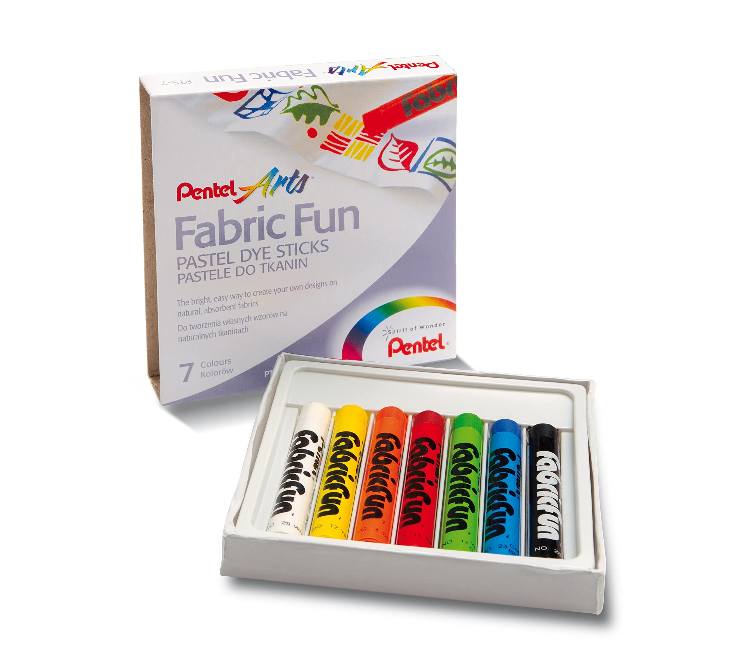 pentel-arts-kit-cr-atif-fabric-fun-pts-7-gel-roller-tissu-bn15-noir-avec-chausse image 3