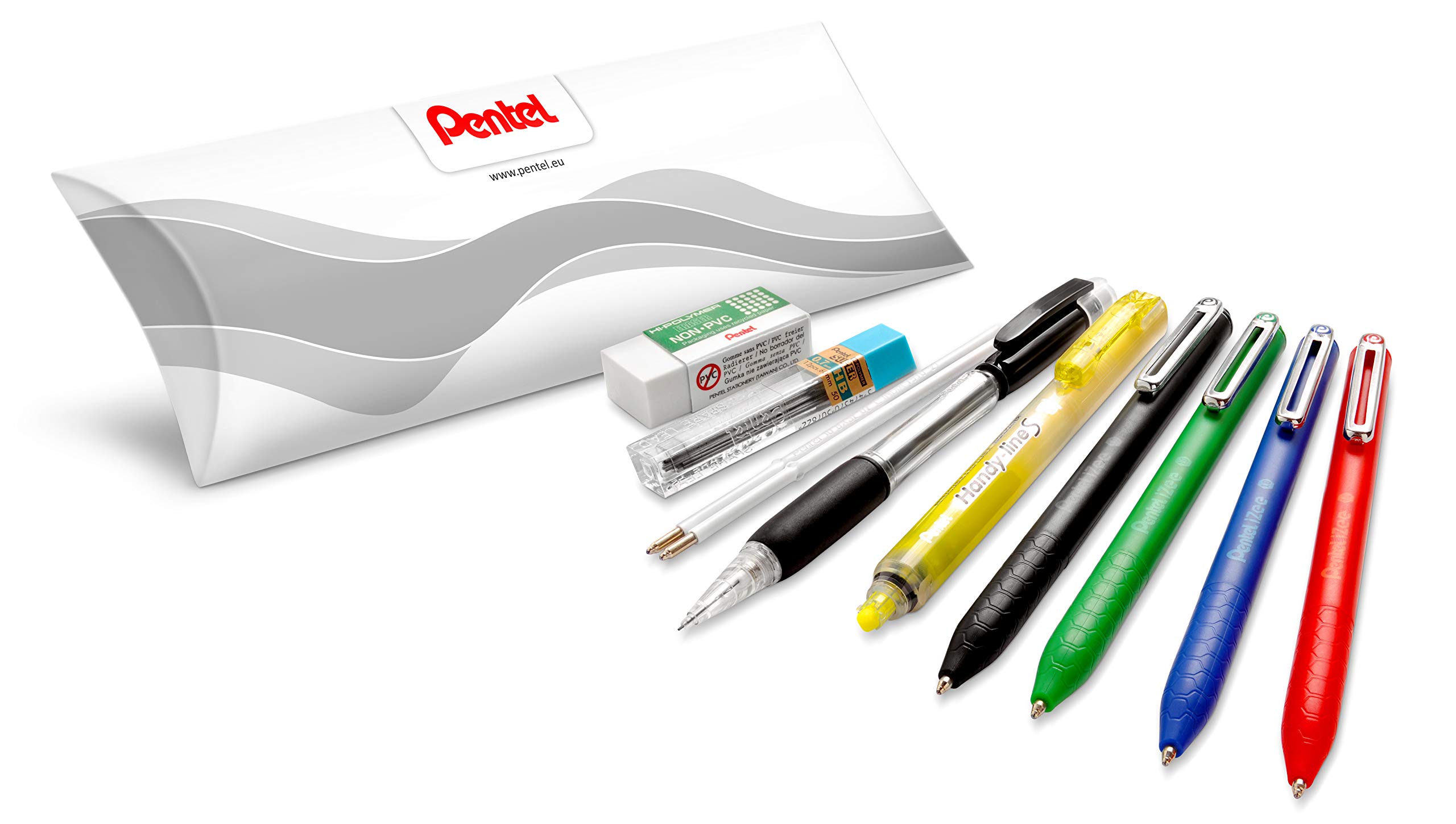 pentel-pack-rentr-e-tudiants-6-pi-ces-energel-surligneur-porte-mines image 7