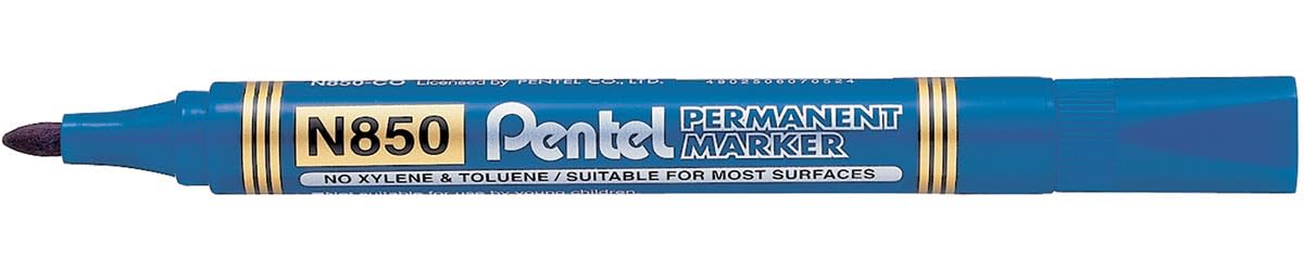 pentel-n850-4-marqueur-permanent-pointe-moyenne-4-2-mm-pochette-de-4-couleurs image 4