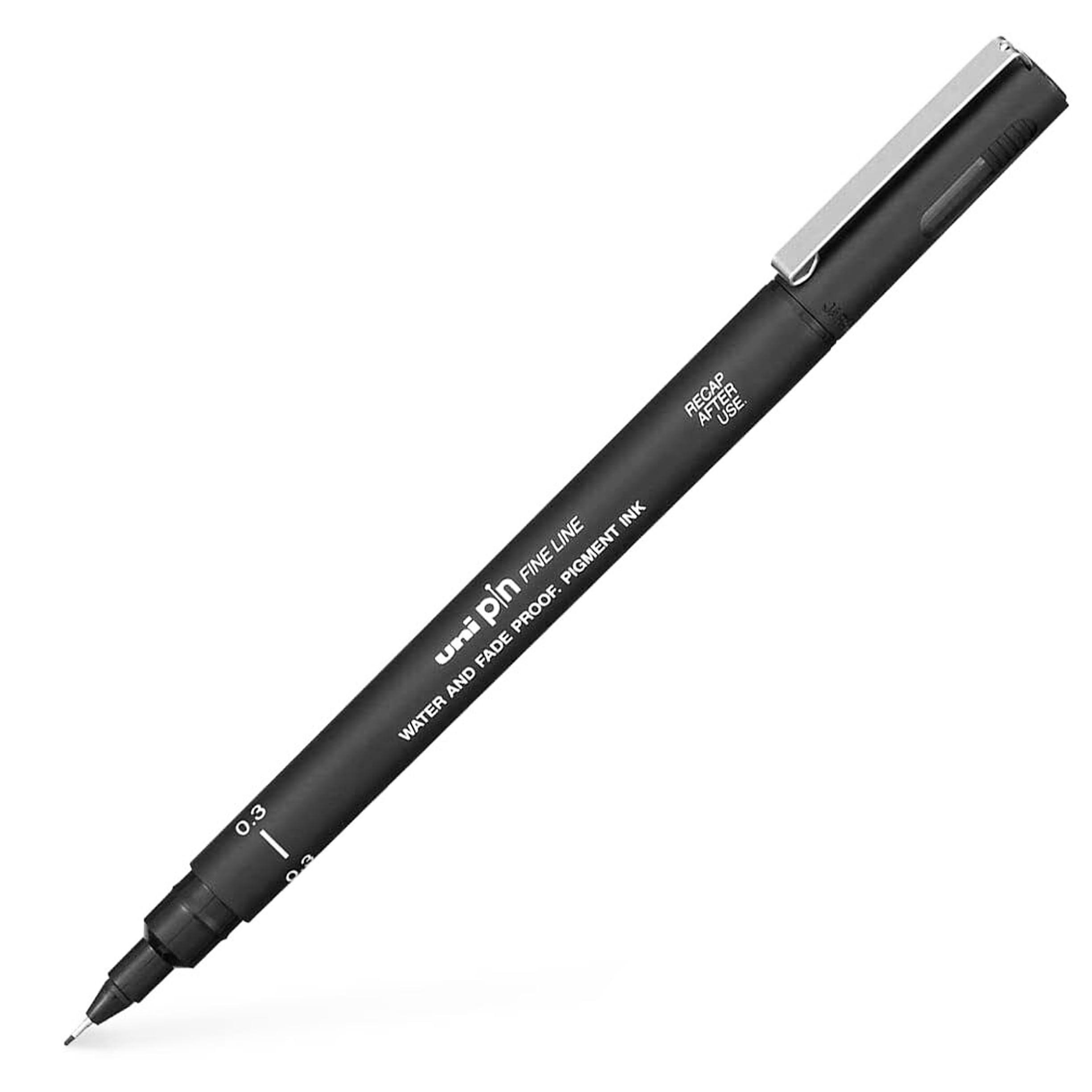 uni-ball-uni-pin-stylo-dessin-technique-pointe-fine-0-3-mm-noir-lot-de-2 image 2