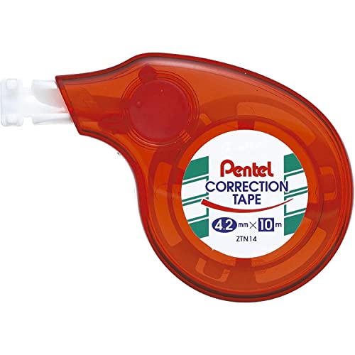 pentel-correction-tape-ztn14-xztn14b-w-lot-de-12-rubans-correcteurs-4-2-mm-x-10- image 2