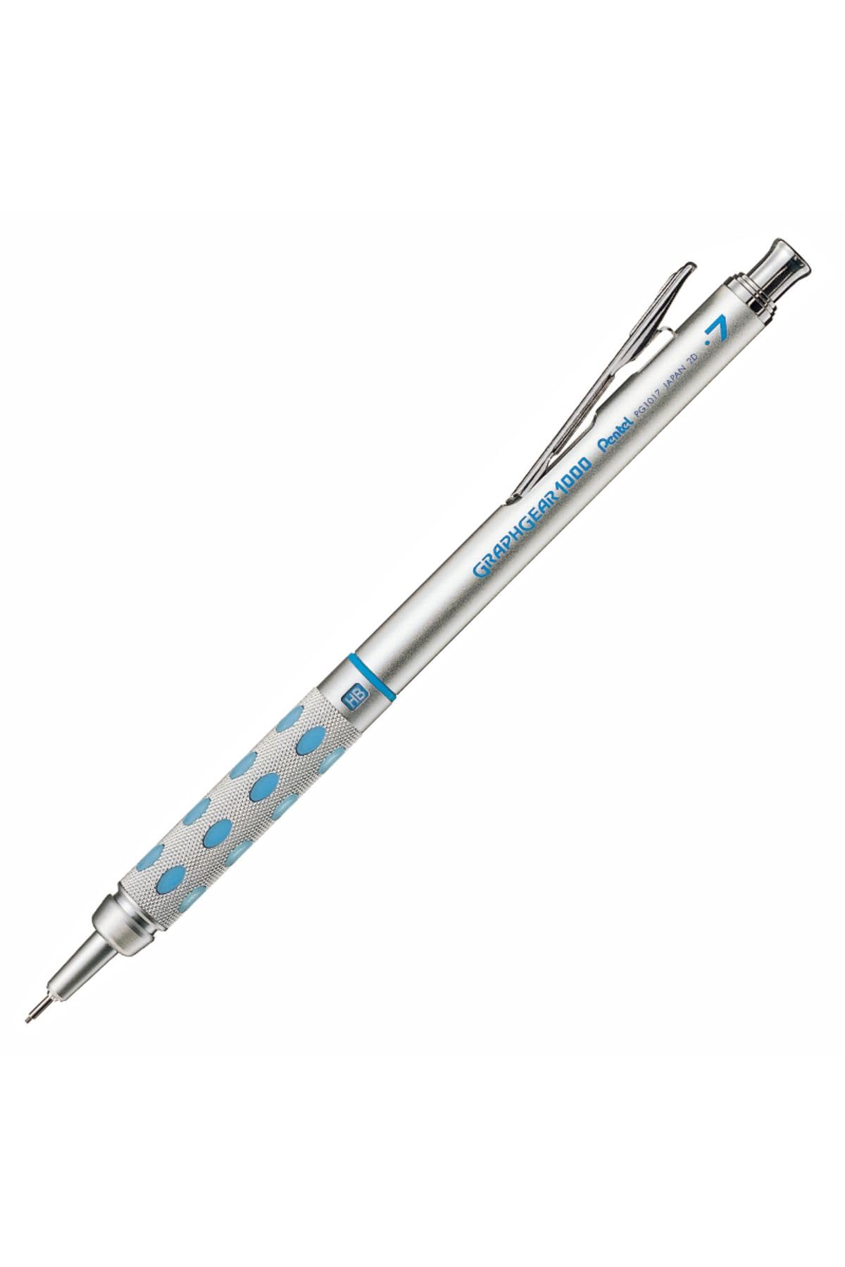 pentel-graphgear-1000-porte-mine-0-7-mm-m-tal-lot-de-12 image 1