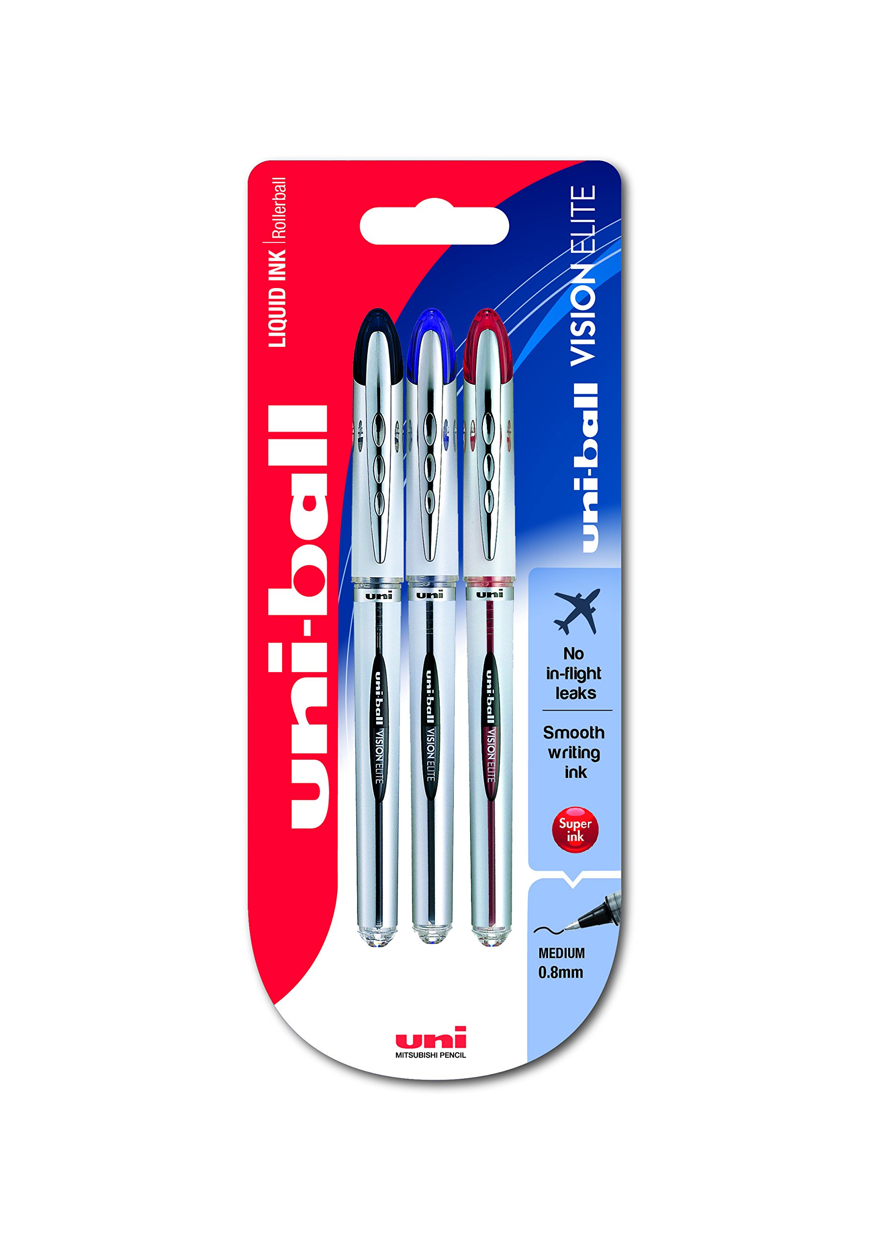 uni-ball-vision-elite-roller-encre-liquide-0-8-mm-noir-lot-de-12 image 6