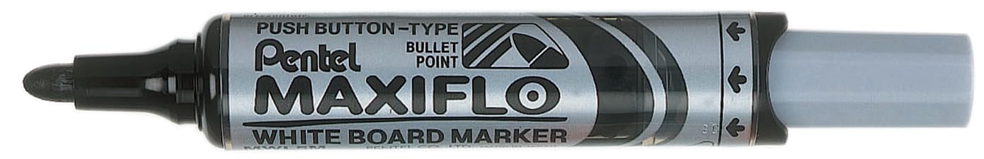 pentel-maxiflo-mwl5m-co-marqueur-tableau-blanc-pointe-ogive-lot-de-12-bleu image 6