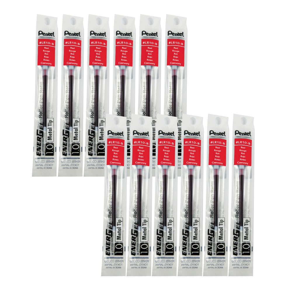 pentel-energel-lr10-c-recharges-gel-1-0-mm-bleu-bo-te-de-12 image 8