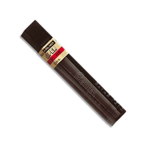 pentel-a315-porte-mine-0-5-mm-gris-canon-fixe-4-mm-tui-de-12-mines-offert image 3