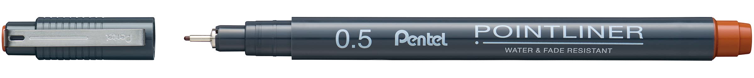 pentel-arts-pointliner-s20p-feutre-technique-0-5-mm-sanguine-lot-de-12 image 1