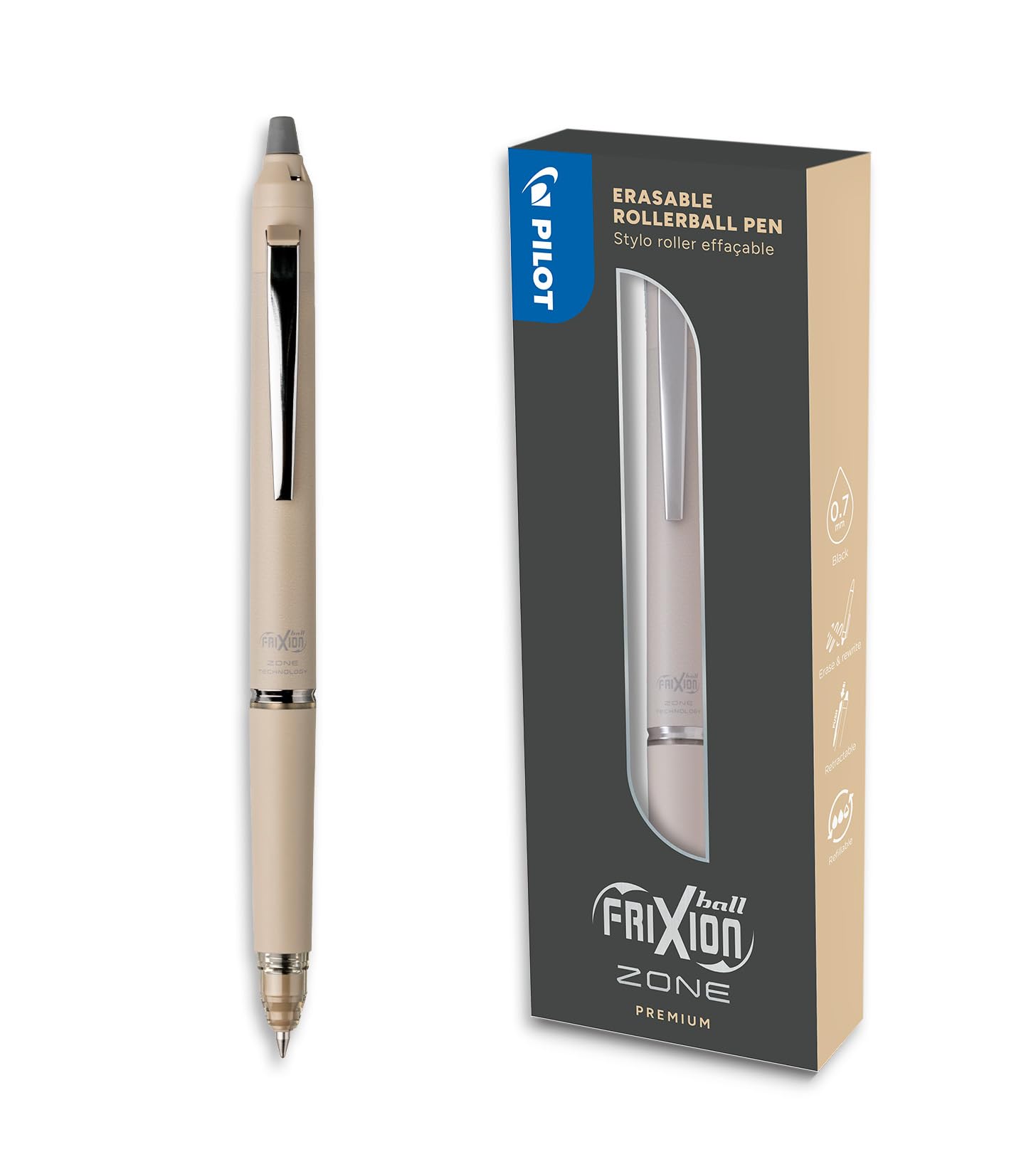 pilot-frixion-ball-zone-gris-roller-effa-able-premium-r-tractable-en-coffret-cad image 6