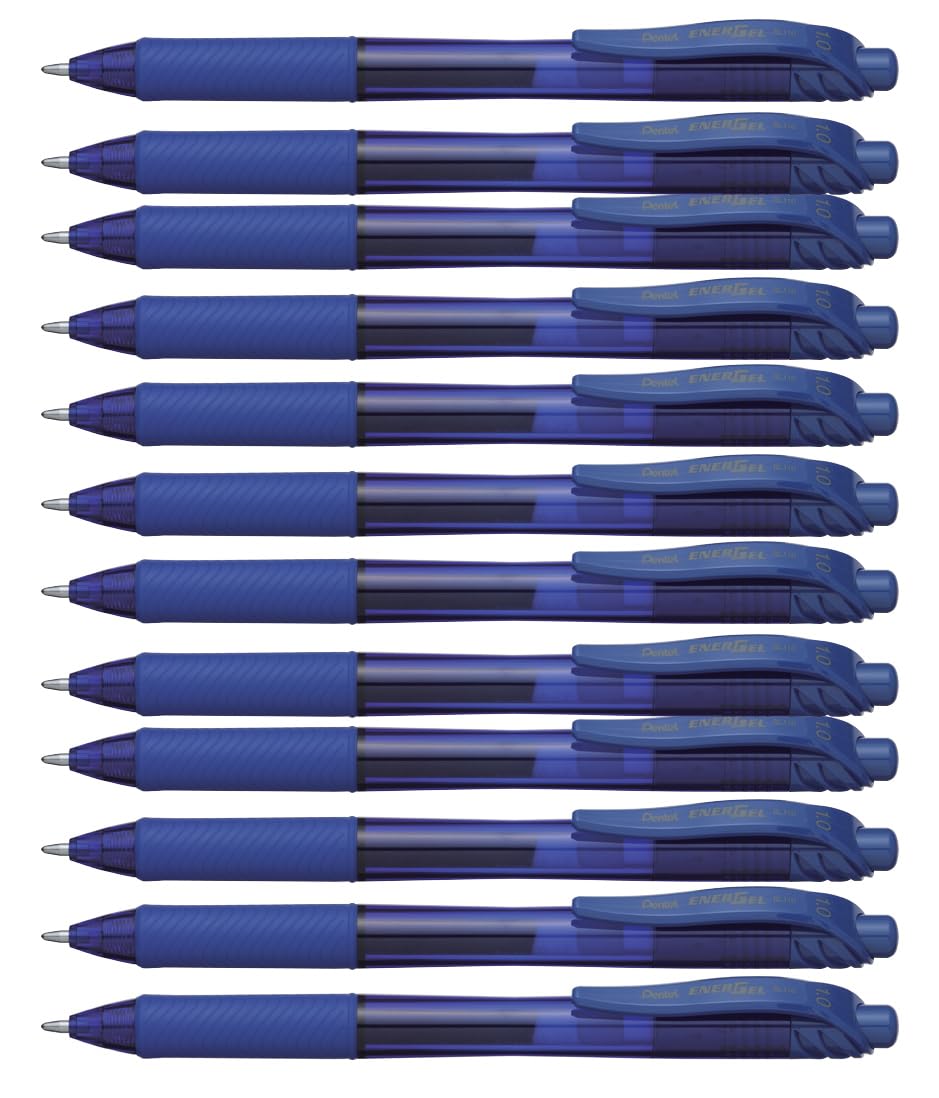 pentel-energel-roller-gel-r-tractable-1-mm-noir-lot-de-12 image 6