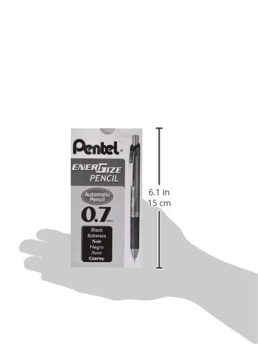 pentel-pl77-a-porte-mine-0-7-mm-aluminium-noir-lot-de-12 image 7