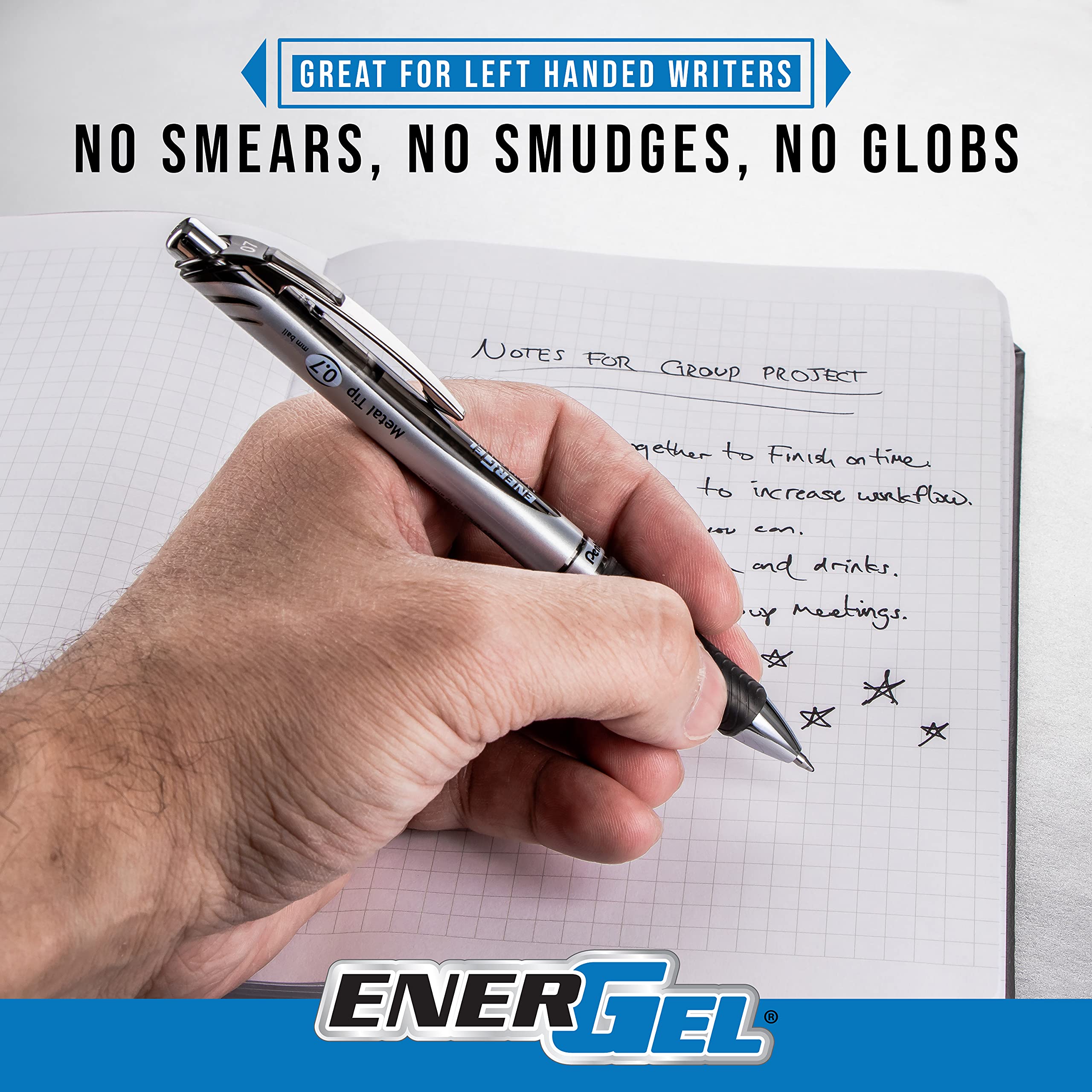 pentel-energel-rtx-bl77-lot-de-8-rollers-gel-r-tractables-encres-assorties-point image 3