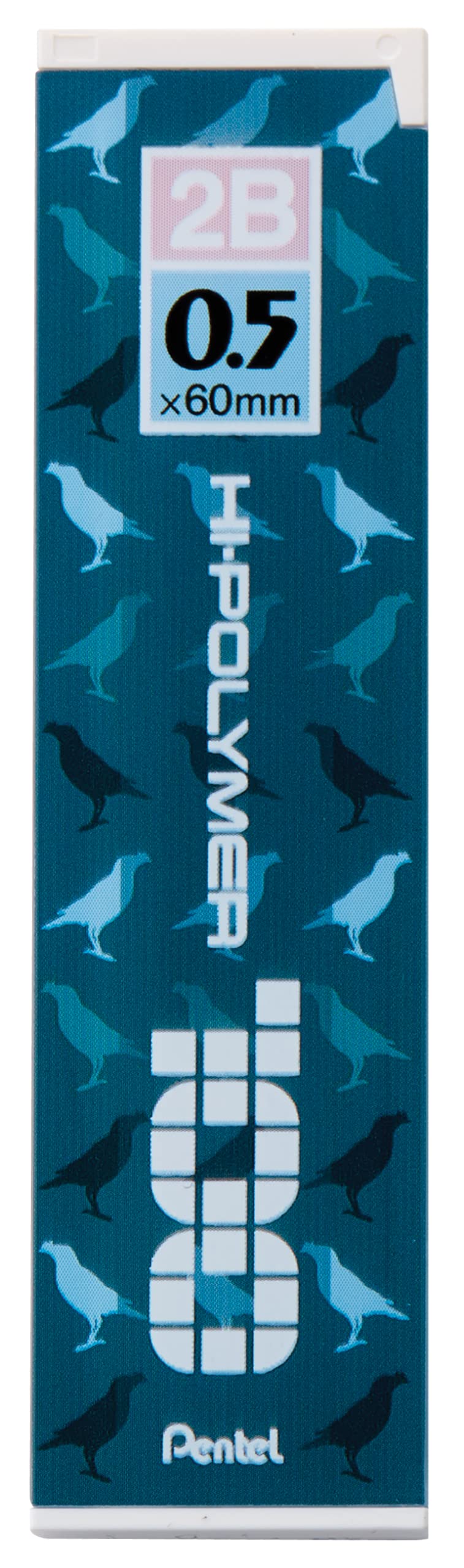 pentel-hi-polymer-c205ib-2b-mines-0-5-mm-2b-lot-de-10-tuis-de-40-mines-inblooom image 1