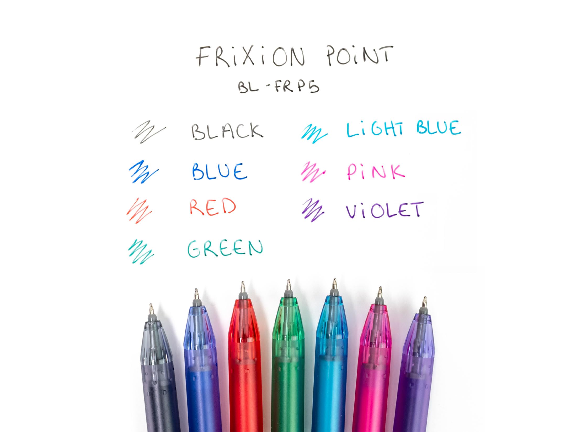 pilot-frixion-point-roller-effa-able-pointe-fine-0-5-mm-bleu-lot-de-5 image 6