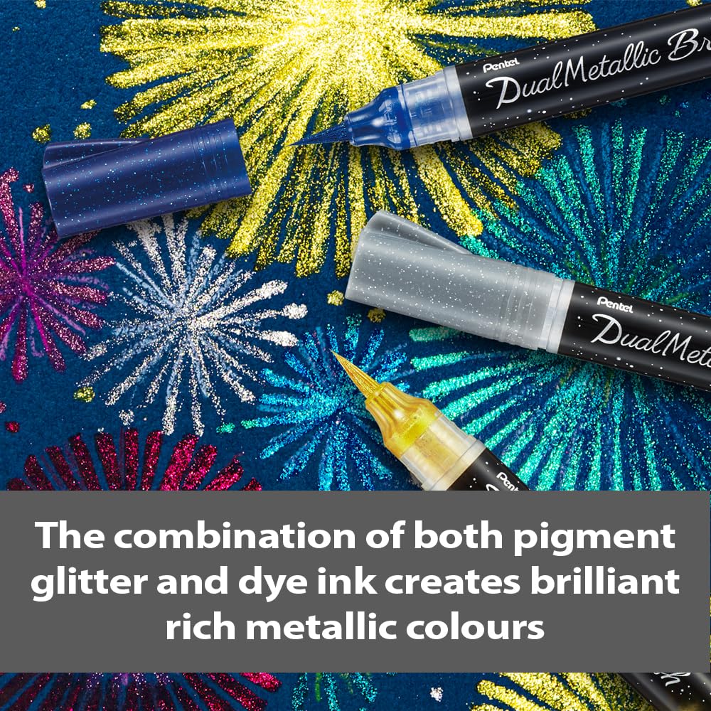 pentel-arts-dual-metallic-brush-xgfh-feutre-pinceau-encre-gel-m-tallis-e-orange- image 3