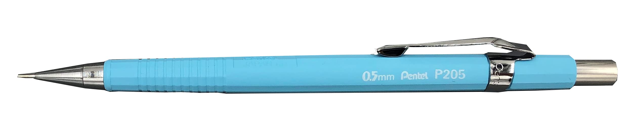 pentel-p200-series-p205-porte-mines-technique-0-5-mm-corps-orange-pastel-lot-de- image 2