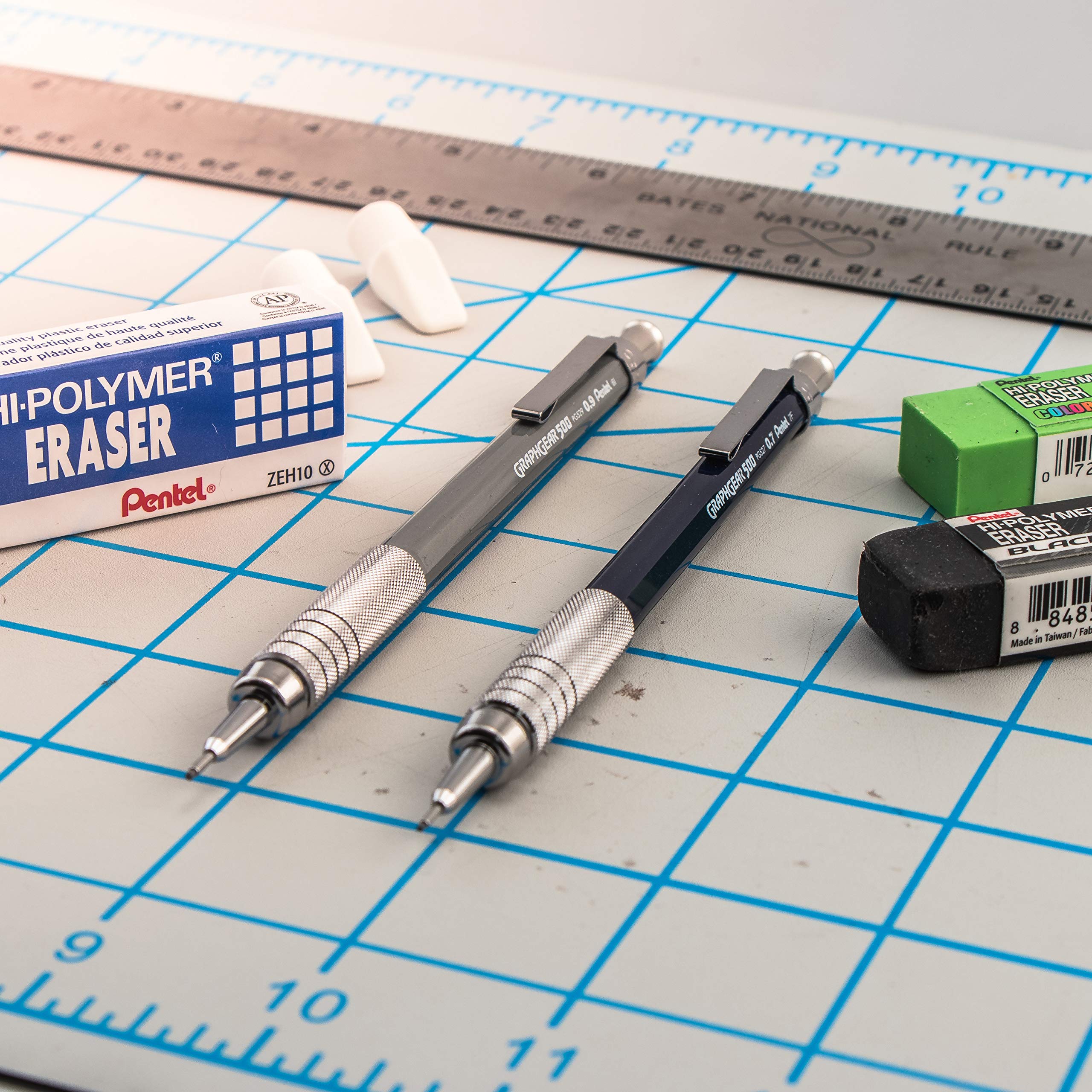 pentel-graphgear-500-pg525-porte-mine-0-5-mm-noir-lot-de-4 image 5