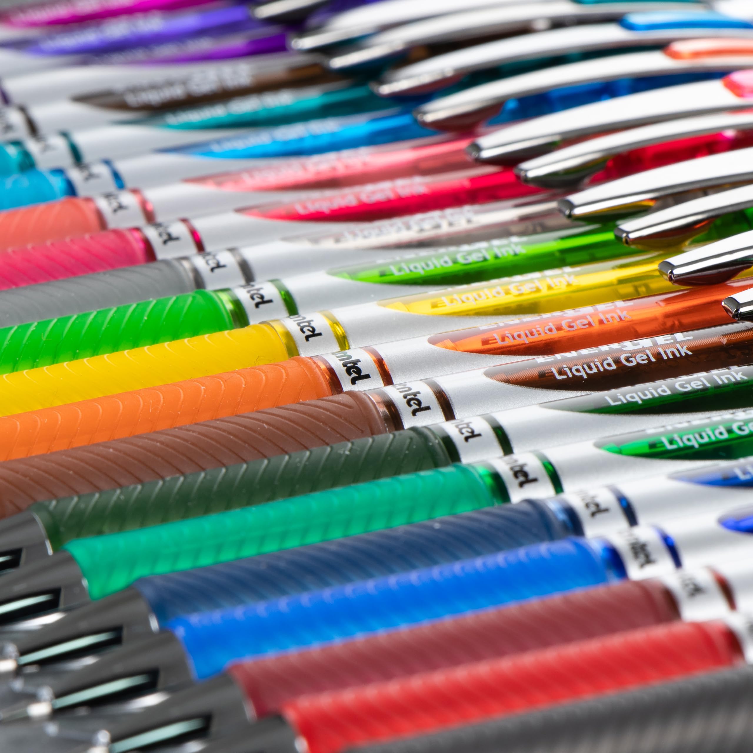 pentel-energel-bl77-lot-de-12-rollers-gel-r-tractables-0-7-mm-gris image 7