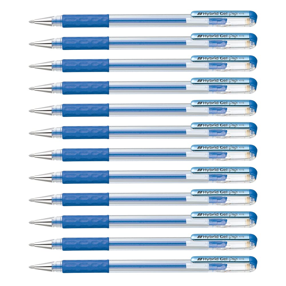 pentel-k118-mb-roller-encre-gel-0-8-mm-rouge-m-tallis-lot-de-12 image 4