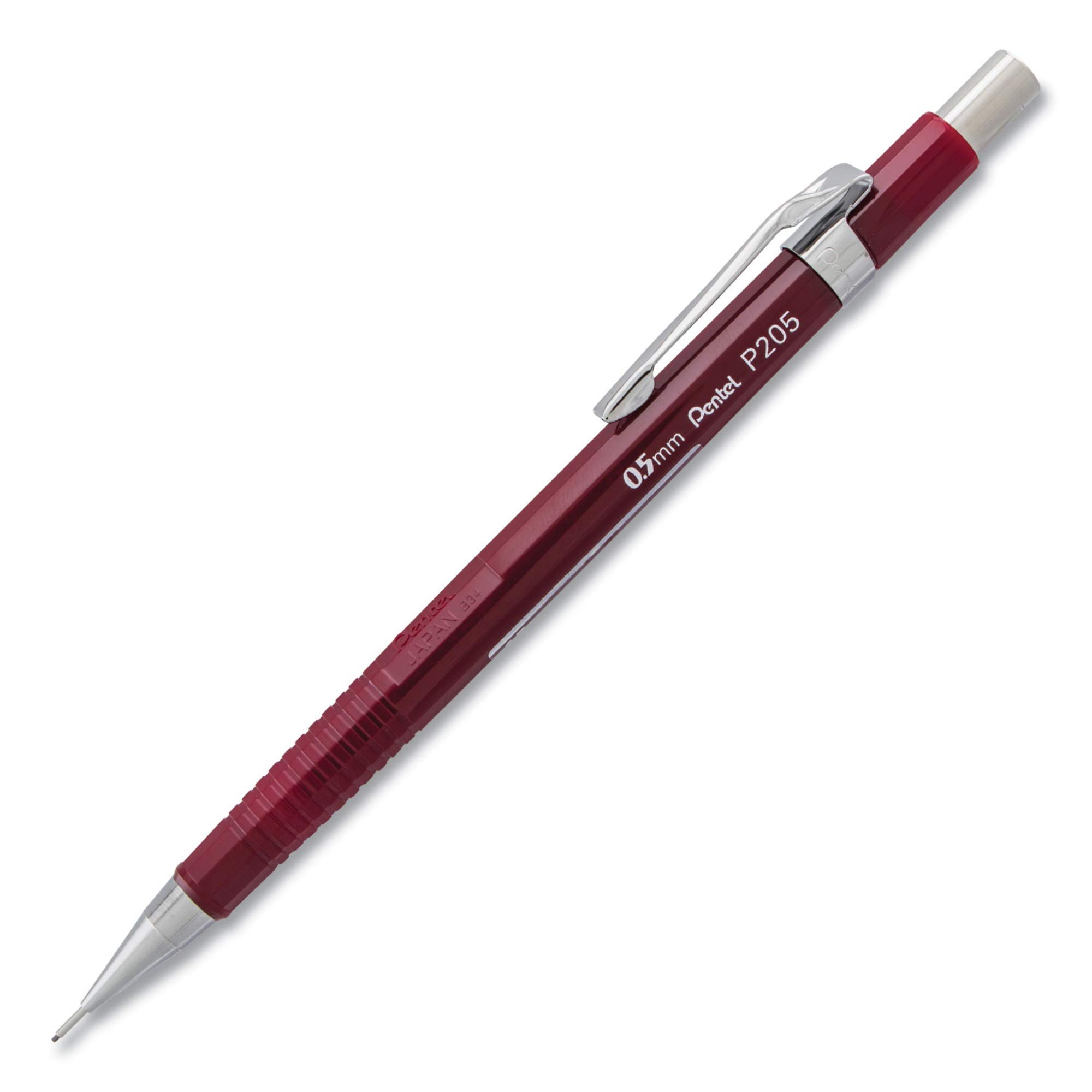 pentel-p203-porte-mines-0-3-mm-canon-fixe-4-mm-corps-marron-lot-de-12 image 8
