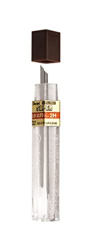 pentel-super-hi-polymer-300-mines-porte-mine-0-3-mm-2h-lot-de-2-tuis-de-12 image 4