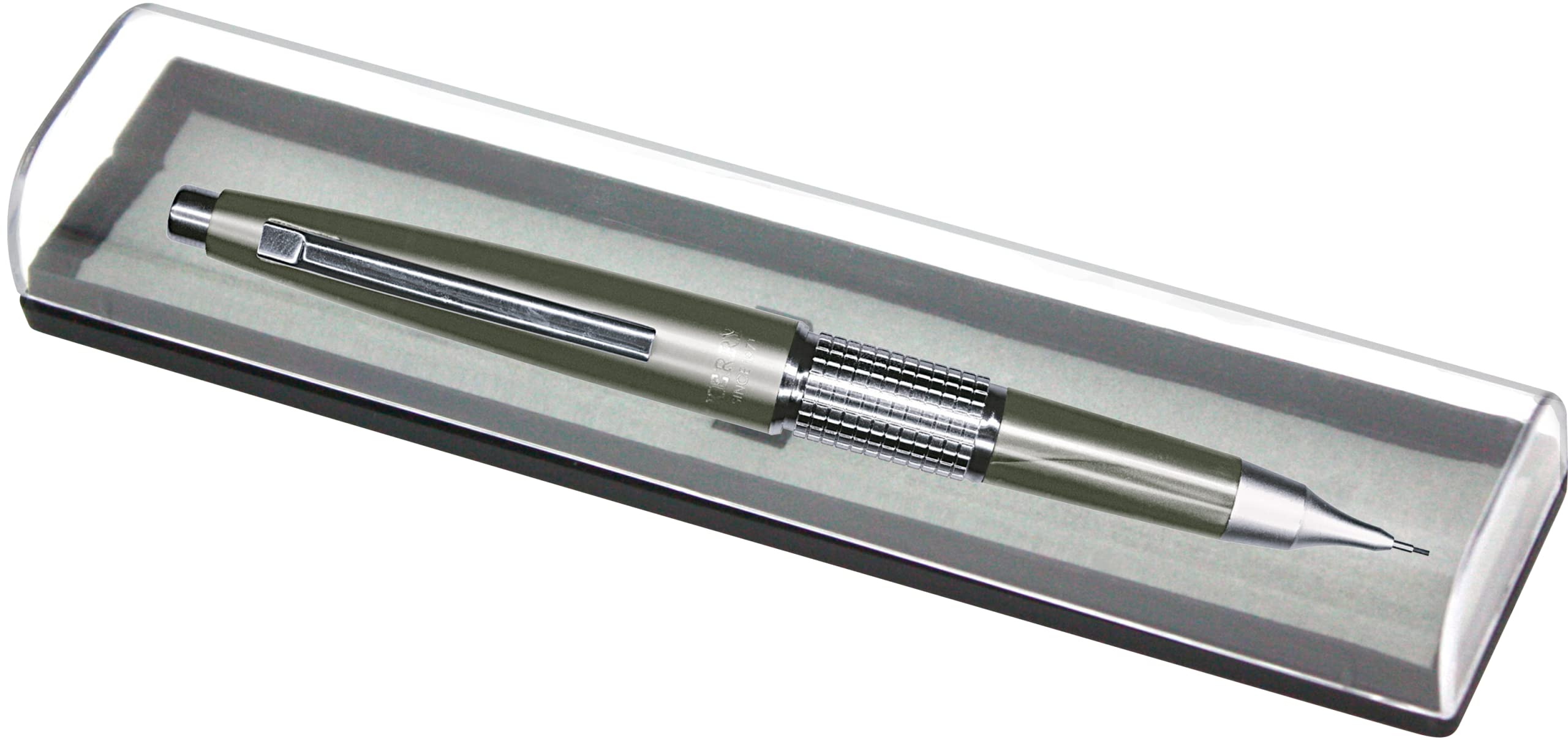 pentel-kerry-porte-mine-0-7-mm-avec-capuchon-corps-bleu-marine-laqu-coffret-cade image 4