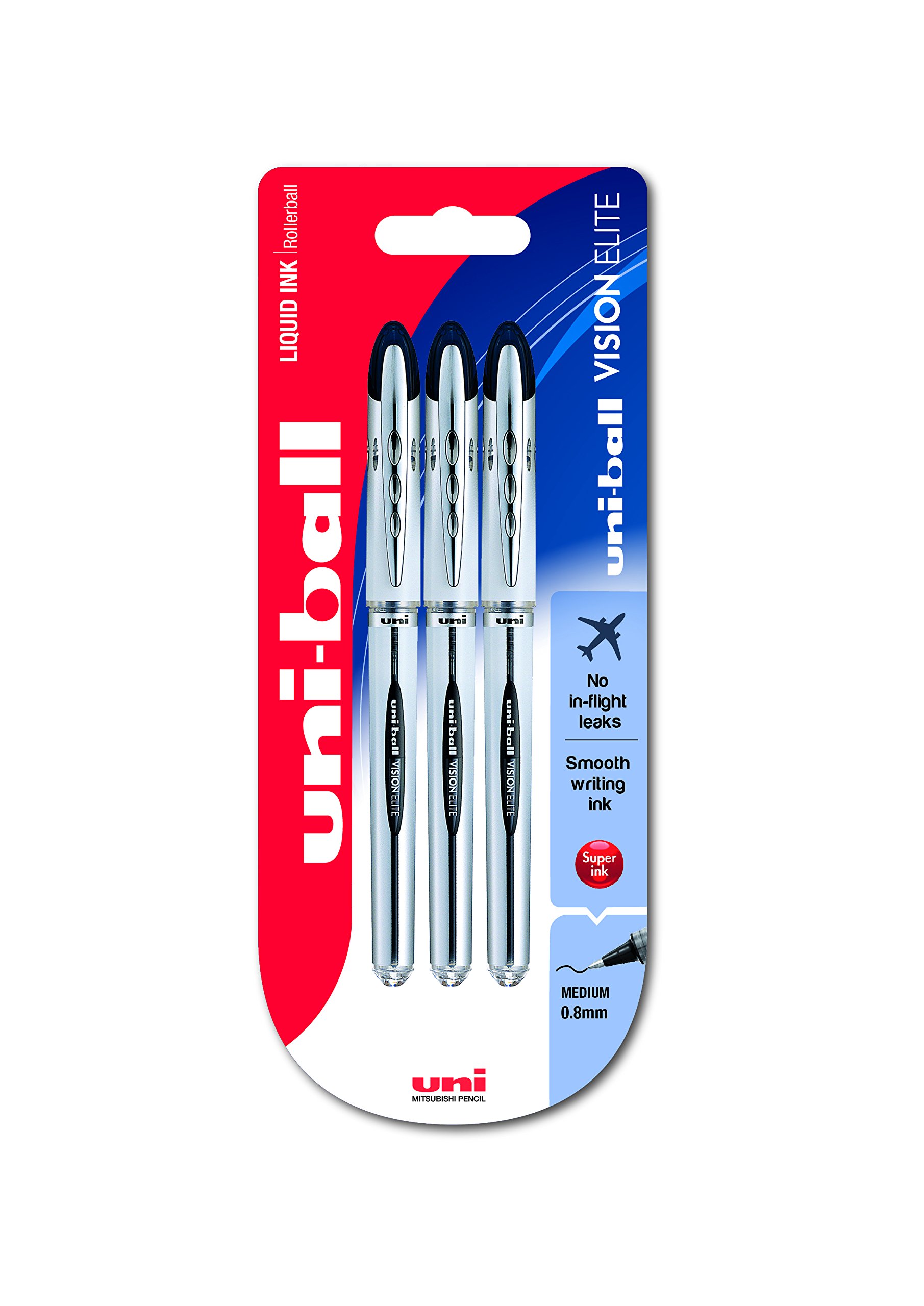 uni-ball-vision-elite-roller-encre-liquide-0-8-mm-noir-lot-de-12 image 7