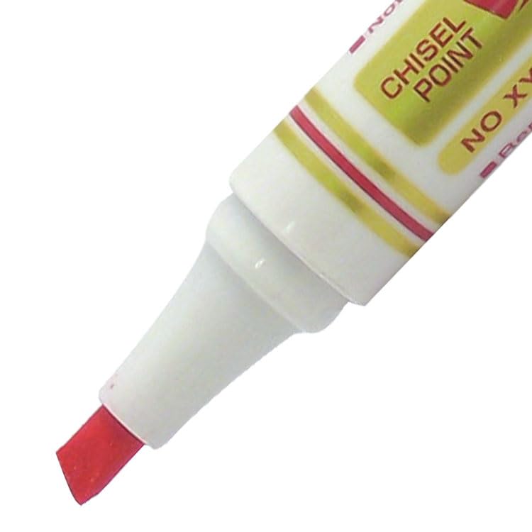 pentel-mw86-b-lot-de-12-marqueurs-tableau-blanc-pointe-biseaut-e-rouge image 8