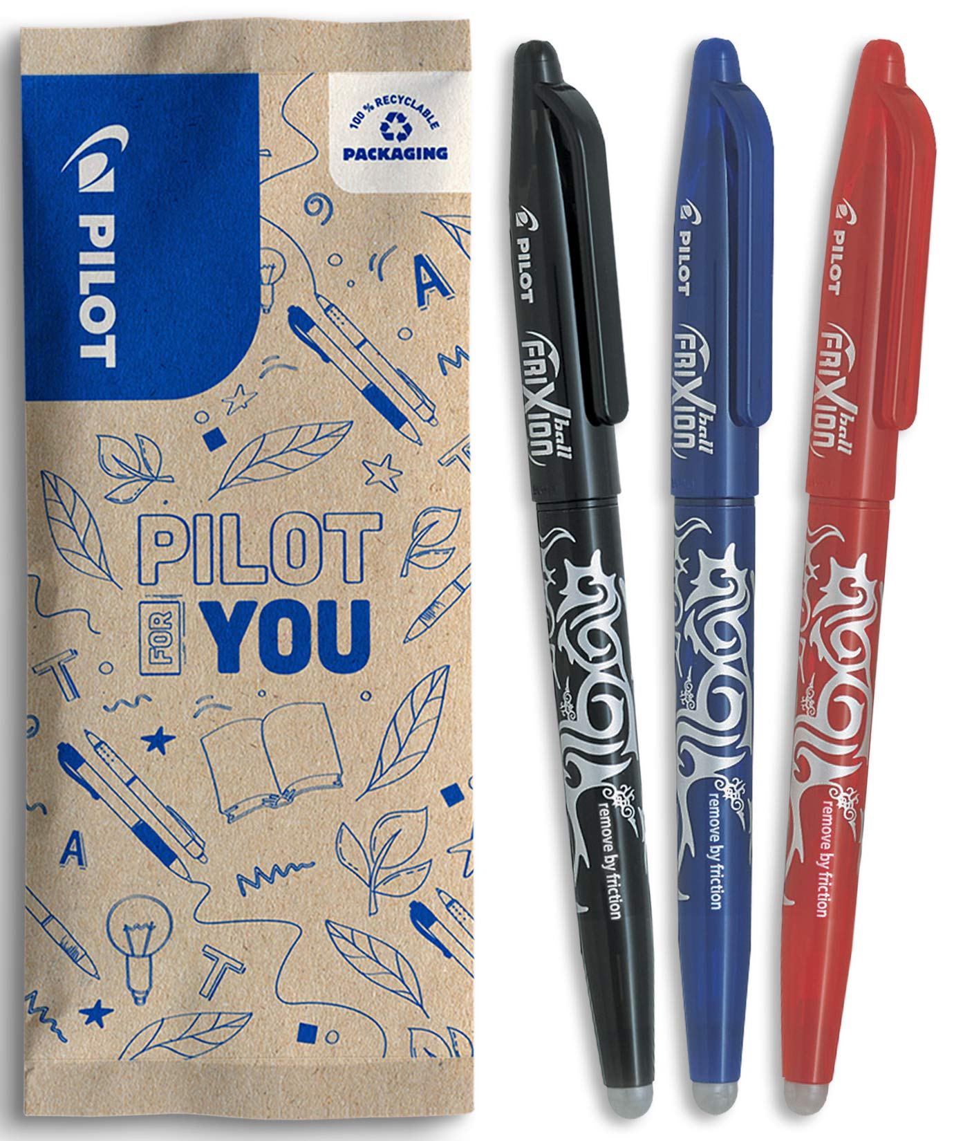 pilot-frixion-ball-light-dition-sweet-paradise-lot-3-rollers-effa-ables-1-surlig image 8
