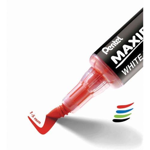pentel-maxiflo-flex-feel-mwl5sbf-4-pochette-de-4-marqueurs-tableau-blanc-pointe- image 1