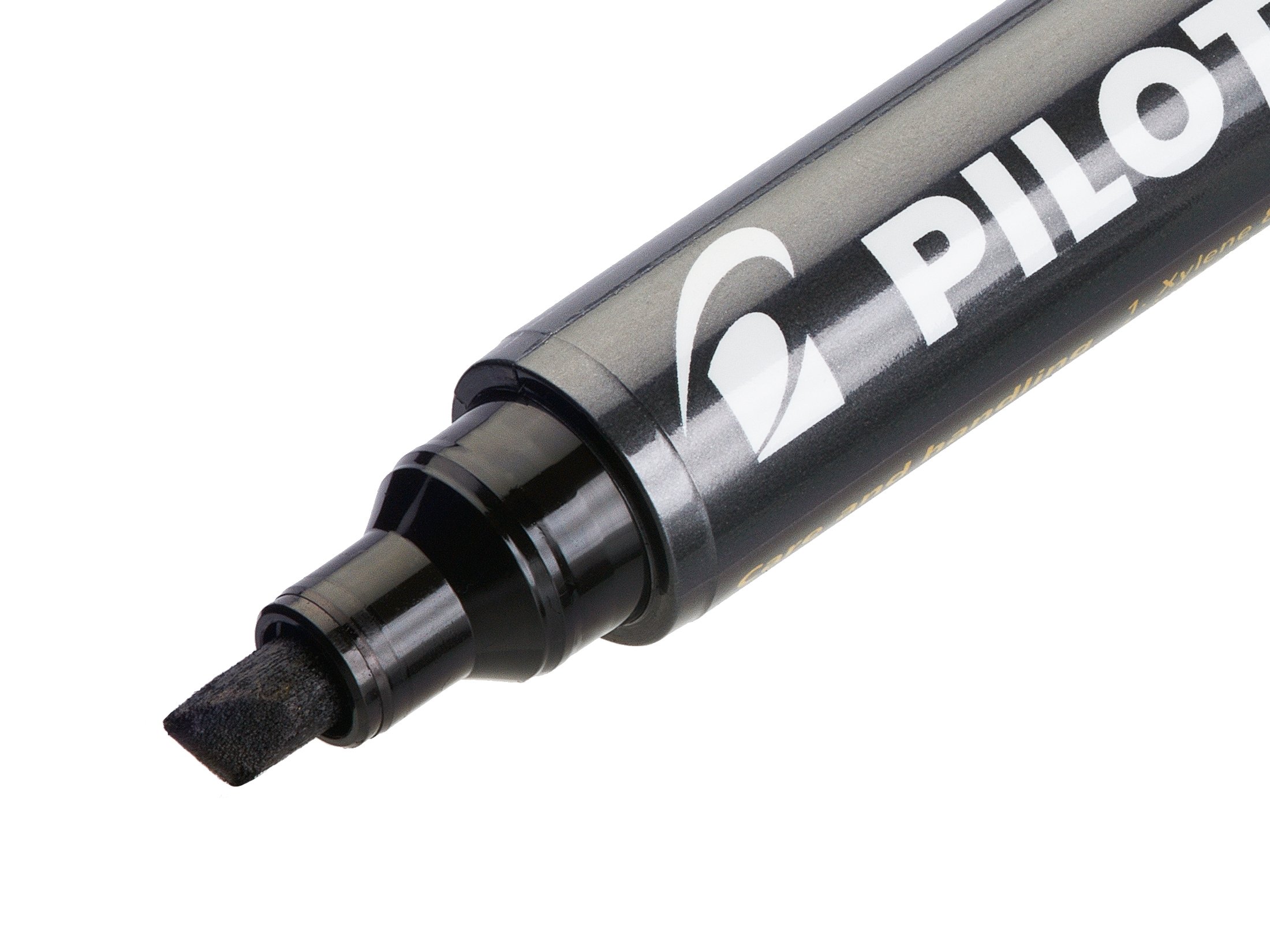 pilot-sca-400-marqueur-permanent-noir-pointe-biseaut-e-4-5-mm-lot-de-4 image 3