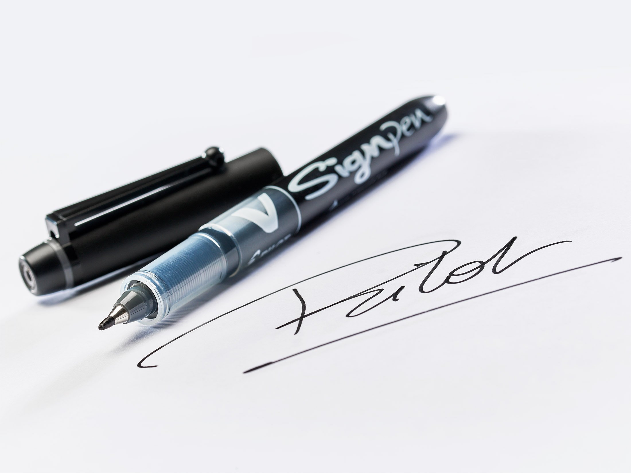 pilot-v-sign-pen-feutre-d-criture-pointe-moyenne-2-mm-lot-de-4-couleurs image 7