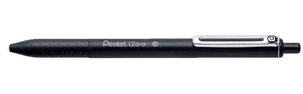 pentel-izee-bx470-stylo-bille-r-tractable-noir-pointe-large-1-0-mm image 8