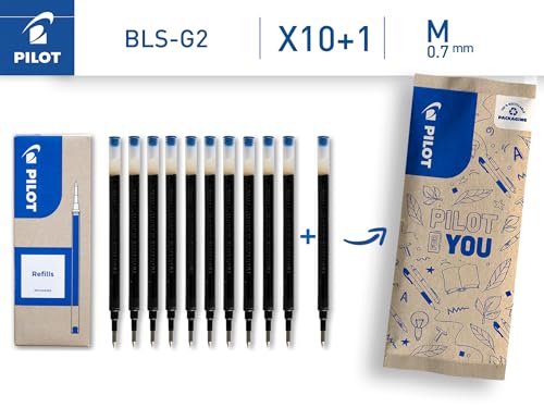 pilot-g2-recharges-bls-g2-7-gel-0-7-mm-bleu-lot-10-1-offert image 8