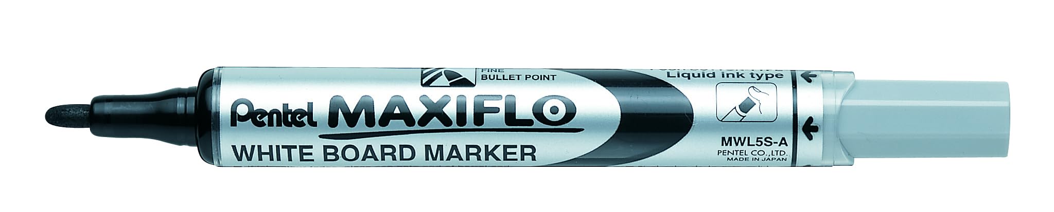 pentel-maxiflo-marqueur-effa-able-brosse-4-couleurs-pointe-4-mm image 4